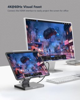 Wat vinden we goed aan de Hub Stand geschikt voor iPad Pro M4 M2 M1 13 12.9 11 inch iPad Air opvouwbaar dockingstation