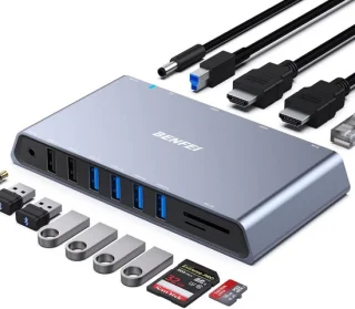 12-in-1 USB 3.0 Dockingstation