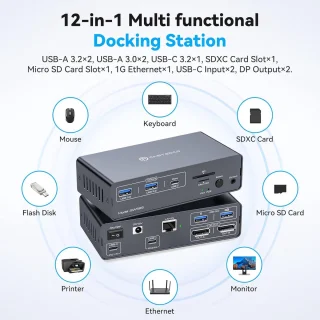 12-in-1 USB-C Dockingstation