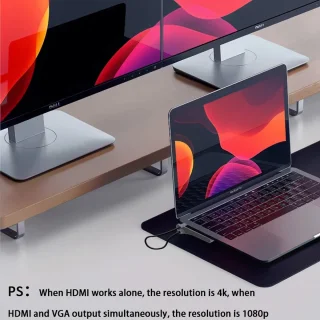 12-in-1 USB-C Hub Adapter Spacegrey