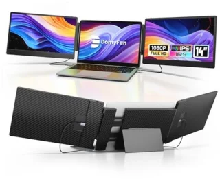 14 Inch Draagbare Drievoudige Laptopmonitor