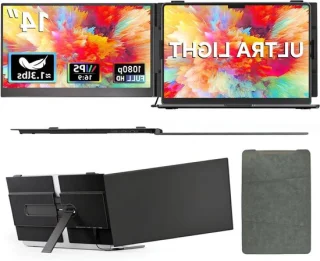 14 inch Draagbare Laptopmonitor - Zwart