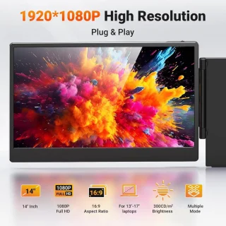 14-inch draagbare monitor