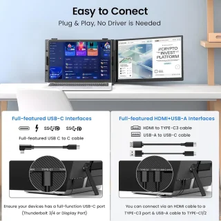 14-inch Draagbare Monitor