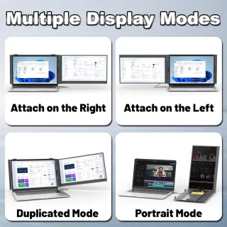 14-inch Dual Monitor Extender voor Laptop