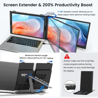 14 inch FHD (1080p) draagbare monitor voor laptop