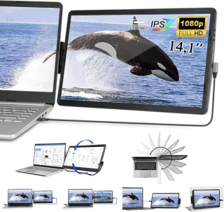 14,1 inch dual monitor voor laptop