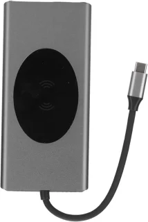 15-in-1 USB-C Hub Dockingstation Grijs