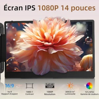 15,6 inch dubbel scherm laptopmonitor