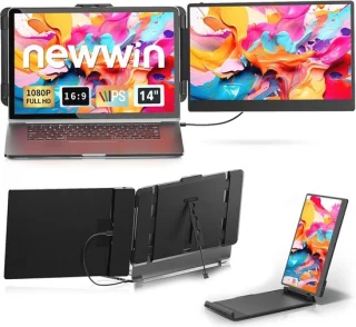 15,6 inch dubbel scherm laptopmonitor