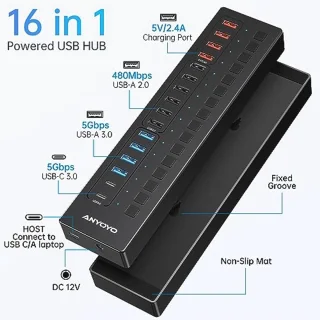 16-in-1 USB-C Hub