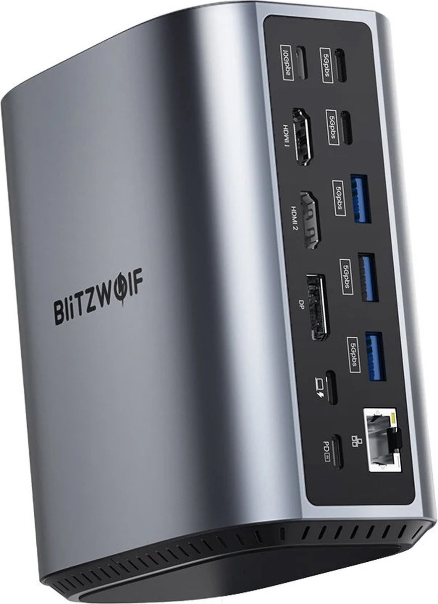 17-in-1 USB-C Docking Station Dual 4K 60Hz USB 3.0/3.2 RJ45