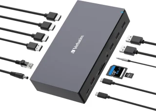 17-poorts USB-C dockingstation