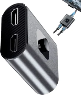 2-in-1 Schermsplitter Adapter