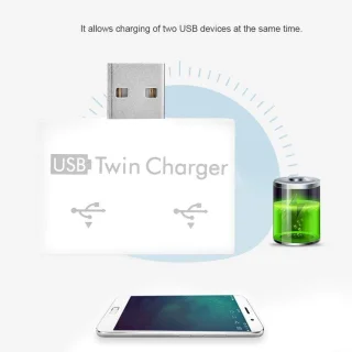 2-poorts USB 2.0-hub
