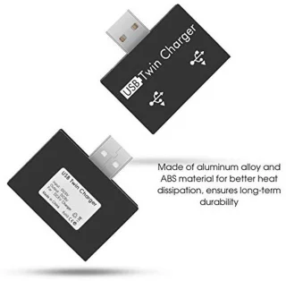 2-poorts USB 2.0 Hub - Zwart