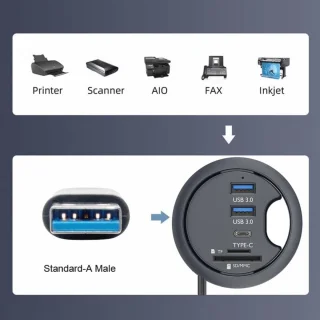 2-Poorts USB-C Dock Station
