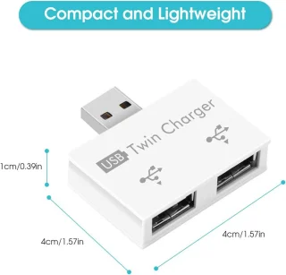 2-poorts USB-hub