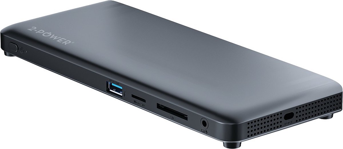 2-Power DOC0117A USB-C MST Dock 100W Zwart
