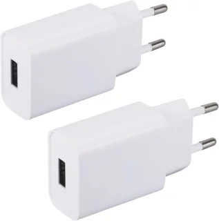 2 stuks USB-lader 5v 2a netadapter