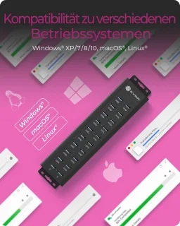 20-poorts USB 3.2 Gen 1 Hub