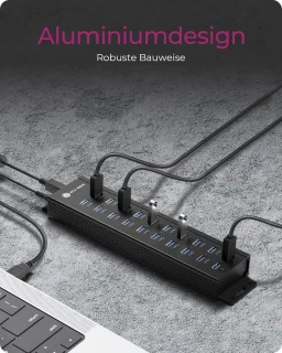 20-poorts USB 3.2 Gen 1 Hub