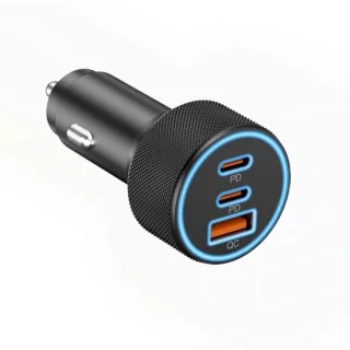 3-in-1 aluminium autolader met pd 30w en qc3.0