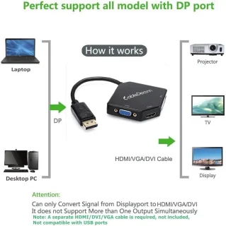 3-in-1 DisplayPort Adapter