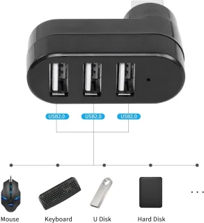 3-Poorts USB 2.0 Hub
