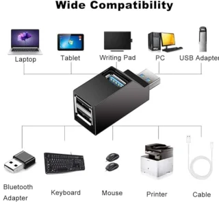 3-poorts USB 3.0 hub