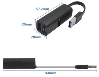 3-poorts USB 3.0 Hub