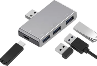 4-in-1 dockingstation - USB-C hub