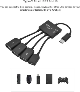 4-in-1 USB-C Hub