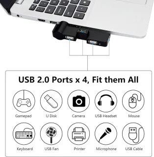 4-poorts USB 2.0 Hub