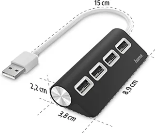 4-poorts USB 2.0-hub