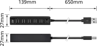 4-poorts USB 2.0-hub