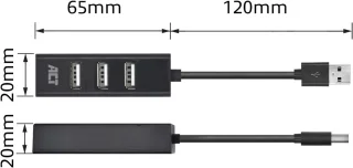 4-poorts USB 2.0-hub