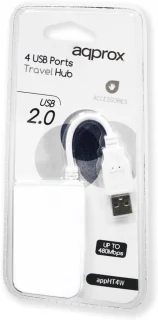 4-poorts USB 2.0 Travel Hub