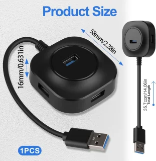 4-poorts USB 3.0-hub