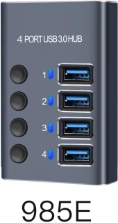 4-poorts USB 3.0-hub dockingstation