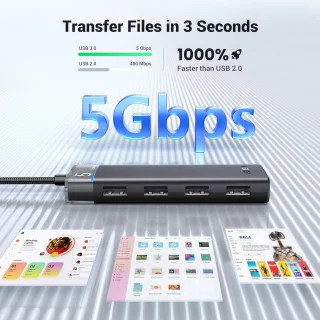 4-poorts USB 3.0-hub