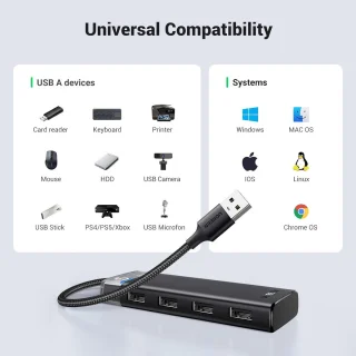4-poorts USB 3.0-hub