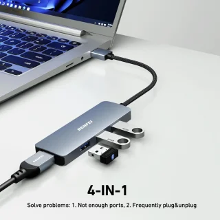 4-poorts USB 3.0 Hub