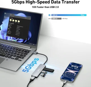 4-poorts USB 3.0 Hub