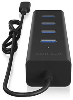 4-poorts USB 3.0 Hub met USB-C