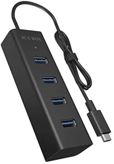 4-poorts USB 3.0 Hub met USB-C