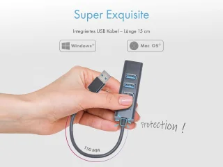 4-poorts USB 3.0 Hub