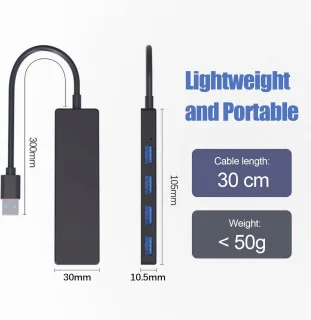 4-poorts USB 3.0 hub