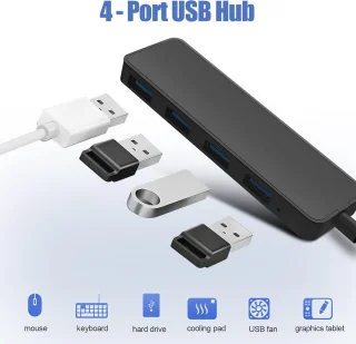 4-poorts USB 3.0 hub