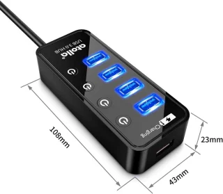 4-poorts USB 3.0 hub
